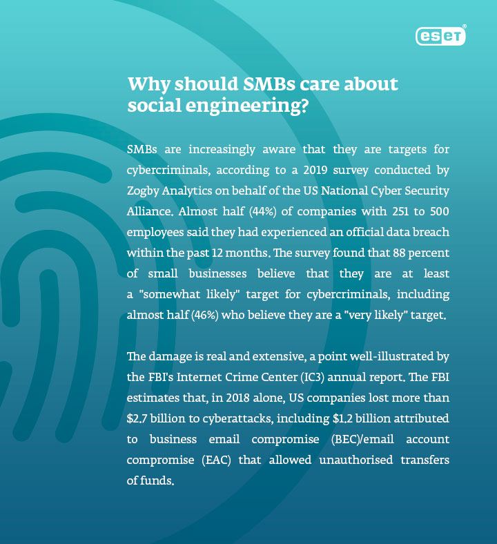 Why SMBs should care about social engineering